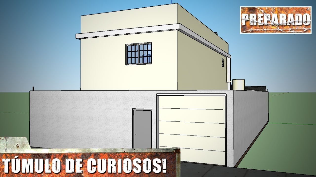 Uma fortaleza assustadora! - Casas Sobrevivencialistas