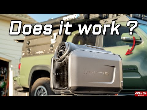 Tragbare Klimaanlage für Truck-Camping – Cybertake S2 ​​Pro + Dirtbox Overland Canopy Camper