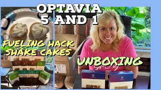 OPTAVIA 5 AND 1 PLAN // OPTAVIA UNBOXING // FUELING HACK - SHAKE CAKES!!