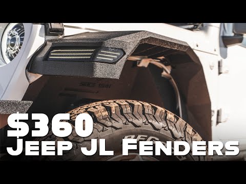 $360 Front Fenders for Jeep JL Install - Hooke Road