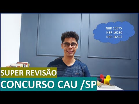 CAU SP REVIEW: NBR 15.575 (Performance Standard), NBR 16280/15 and NBR 16537 (tactile paving)!!!