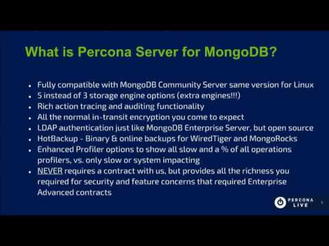 MongoDB Enterprise features Open source availability and unavailability