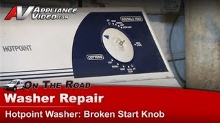 Hotpoint Washer Repair - Broken Start Knob - Timer Dial