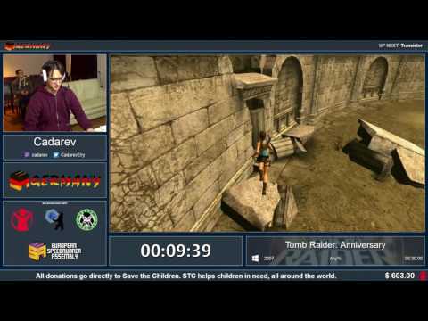 ESA Germany 2017 | Tomb Raider Anniversary Any% by Cadarev