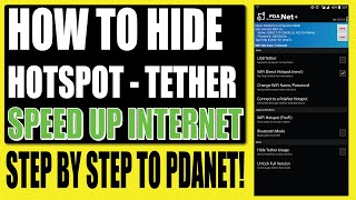 🔴 HOW TO HOTSPOT AND TETHERING WITH PDANET TO INCREASE INTERNET SPEED