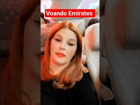 Mini Vlog Voando Emirates ✈️ Na Premium Economy De São Paulo Paulo Para Dubai 🇦🇪