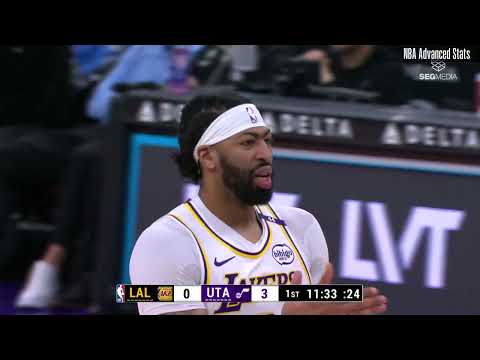 Anthony Davis 33 pts 11 reb 2 stl vs Utah Jazz | 2024-12-01
