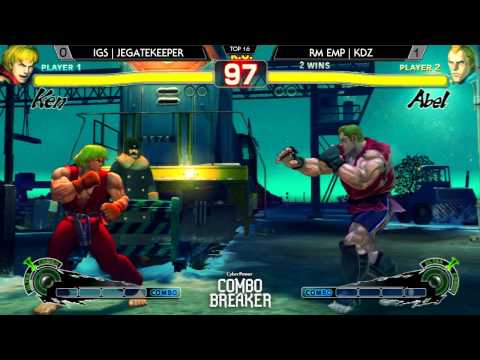 Combo Breaker - IGS | Jebailey (Balrog, Ken) Vs. RM EMP | KDZ (Abel) USFIV Losers Top 16