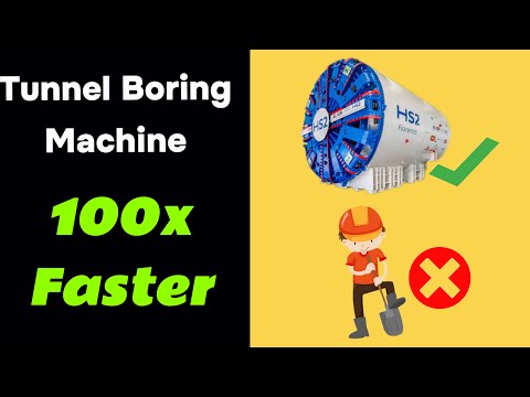 Tunnel boring machine (Works 100x Faster) | Wonders of Technology