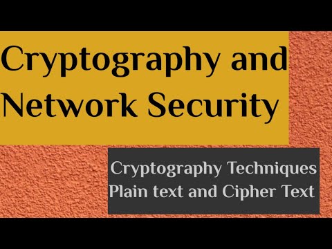 Cryptography and Network Security introduction CNS in Telugu