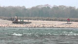 Rafting in Manas River, Assam