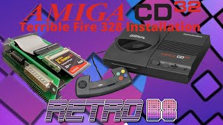 Commodore Amiga CD32 TF328 8MB RAM 4GB CF Card installation
