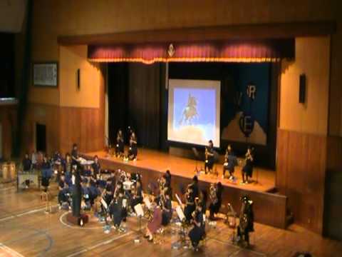 こども学科 【吹奏楽＋寸劇】バレエ音楽"青銅の騎士"より寸劇付（堀金中2011文化祭）