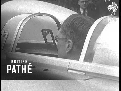 Captain Eyston's Car On View At Chiswick (1938)