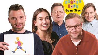 Sebastian Stan, Seth Rogen and 'Pam & Tommy' Cast Test How Well They Know Each Other | Vanity Fair video