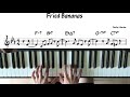 Fried bananas Dexter Gordon sax solo transcription