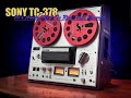 Sony TC 378 1975 Vintage Stereo Reel To Reel Tape Recorder RED