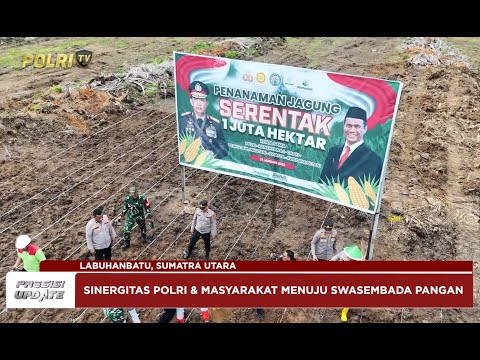 PRESISI UPDATE : POLRES LABUHANBATU GELAR PENANAMAN BIBIT JAGUNG 25/01/2025 (15.00