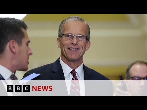 Video | John Thune elected new republican Senate leader | BBC News