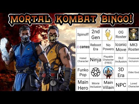 Mortal Kombat Bingo!!!