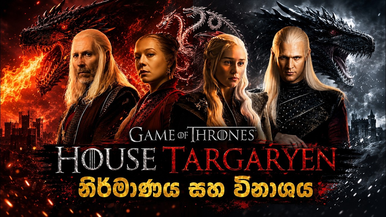 ටාගේරියන් ඉතිහාසය | The Complete History of House Targaryen Sinhala Review