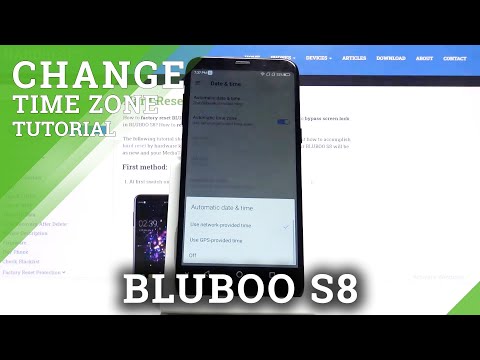 How to Set Up Date and Time in BLUBOO S8 - Manage Time Settings