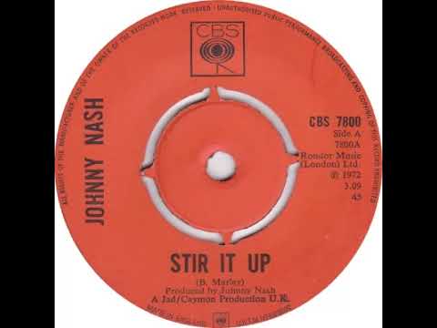 UK New Entry 1972 (75) Johnny Nash - Stir It Up