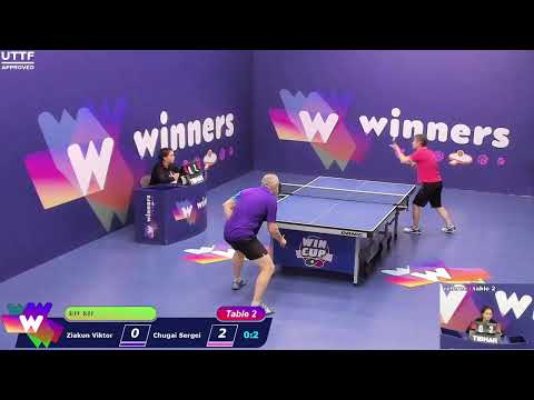 WINners CUP table 2  15.01  Ziakun Viktor - Chugai Sergei 19:30