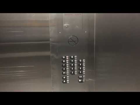 BUSTED - Otis Elevonic 411M service elevators - Contemporary Resort - Disney World - Bay Lake, FL
