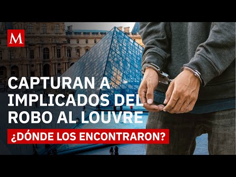 Detienen a dos presuntos participantes del robo histórico en el Museo del Louvre