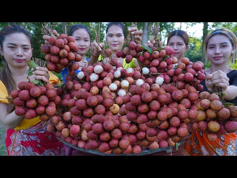 Fresh fruit and make dessert cook recipe with my family - Amazing video