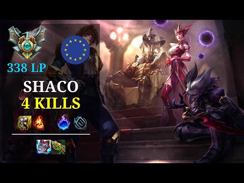Shaco Support vs Pyke - 4 kills - Suppking22 EUW Grandmaster (338 LP) Patch 11.5