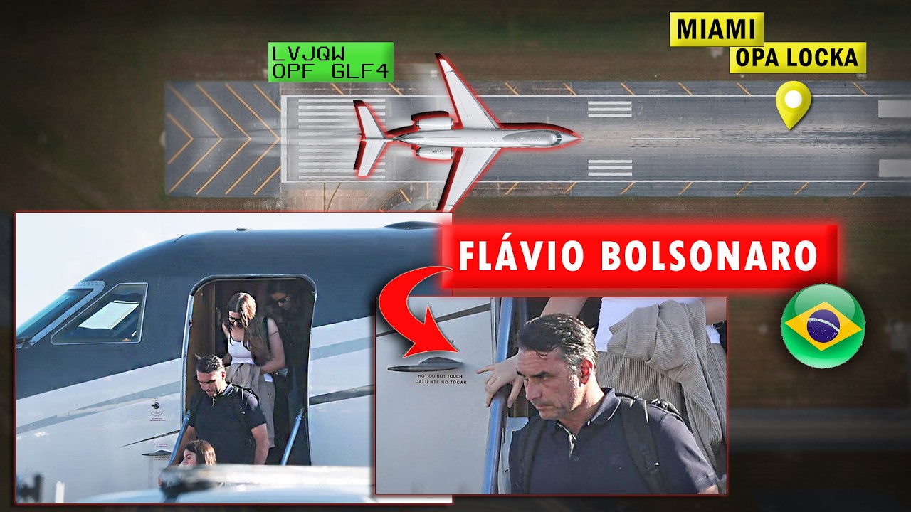 Brazilian Candidate Landing in Miami, FL | Did Bolsonaro Flee Brazil?