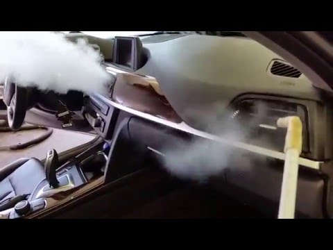 Steam Cleaning of Car Interior
