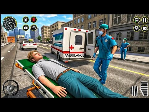 Ambulance City Rescue Simulator 3D - 911 Emergency Ambulance Driving Game | Android Gameplay 🚑