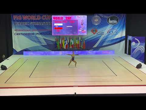 World Cup Aerobic Gymnastics Cantanhede 2022 IW Slovak UCNOVA Alena