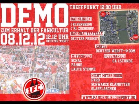 Fandemo - Zum Erhalt der Fankultur - 8.12.12 in Köln