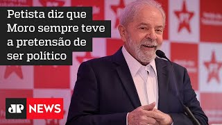 Lula dispara críticas contra Moro: “Sem toga não vale nada”