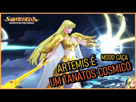 ARTEMIS MODO CAÇA DA HITIKILL VIROU THANATOS COSMICO SAINT SEIYA AWAKENING