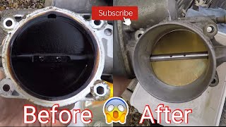 2002-2009 GMC Envoy/Chevy Trailblazer Throttle Body Clean (How to clean GM Throttle Body Vortec 4.2)