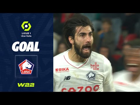 Goal André Filipe TAVARES GOMES (90' +3 - LOSC) STADE RENNAIS FC - LOSC LILLE (1-3) 22/23