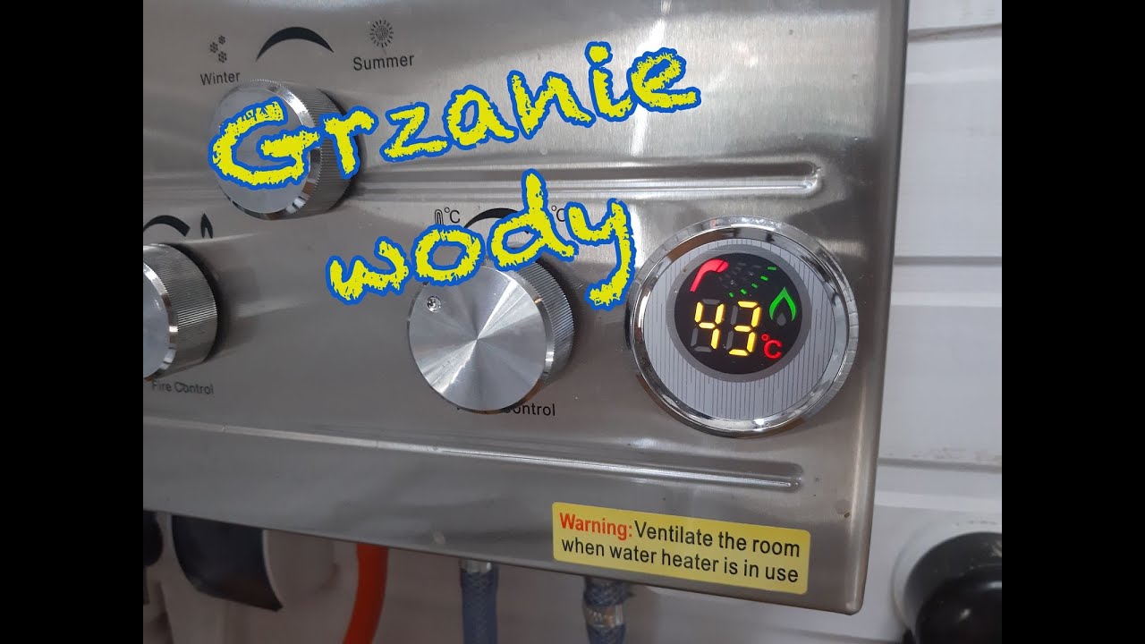 Ridgeyard 8L przepływowy gazowy podgrzewacz wody z Aliexpress