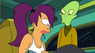 Futurama - Leela and Kif sighing compilation