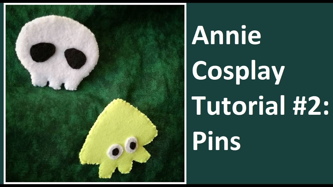 Annie [Splatoon] Cosplay Tutorial Part 2: Pins