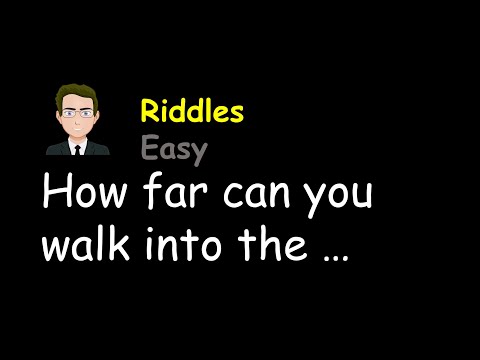 2nd YouTube video about how far can you walk into the woods