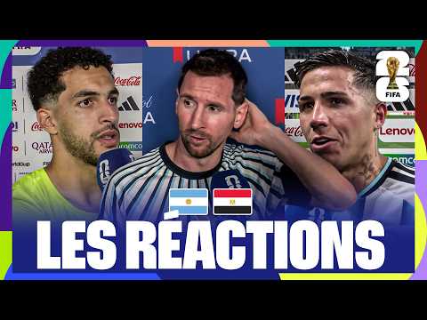 FOLIE, FIERTÉ et AMBITION... Toutes les RÉACTIONS après ARGENTINE-EGYPTE