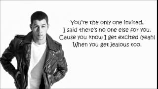 Nick Jonas    Jealous  Lyrics