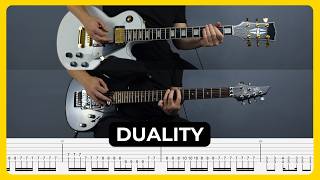 Duality - Slipknot | Tabs | Guitar Lesson | Cover | Tutorial | All Guitar Parts
