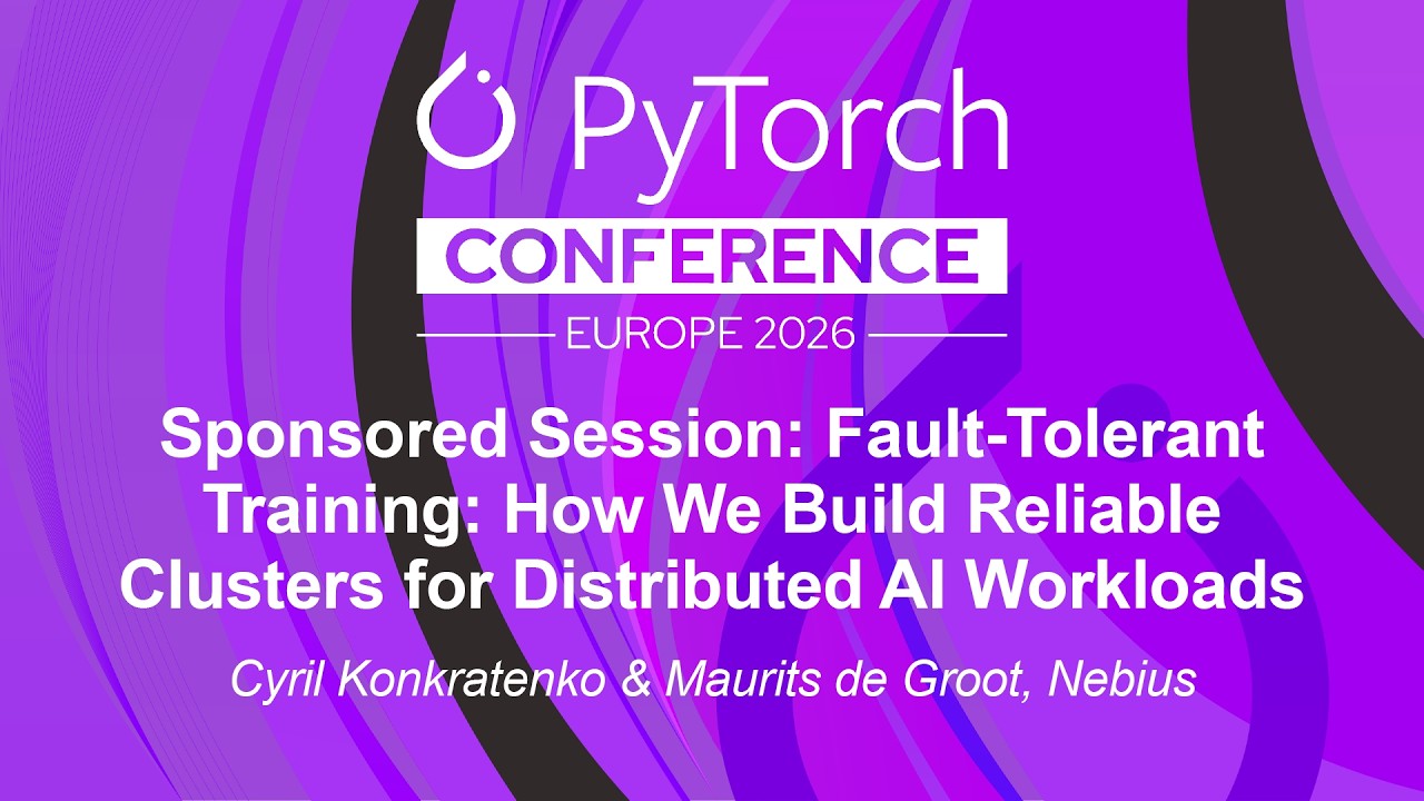 Sponsored Session: Fault-Tolerant Training: How We Build Rel... Cyril Konkratenko & Maurits de Groot