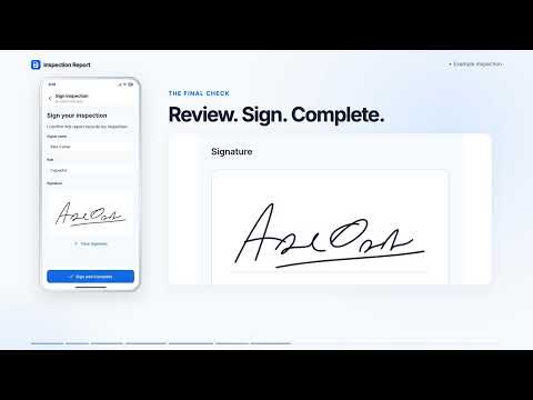 Inspection Report & Checklist video thumbnail